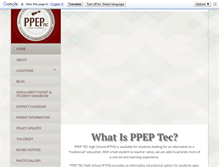Tablet Screenshot of ppeptechs.org